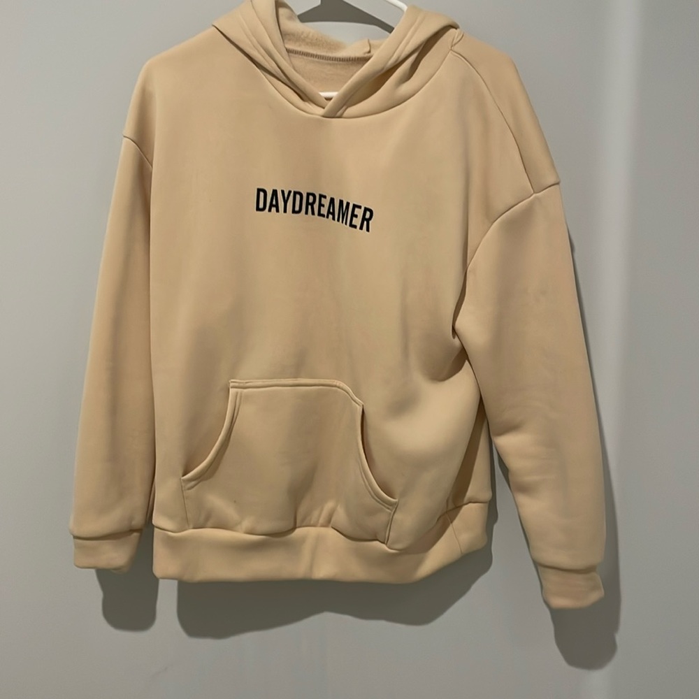 Plain cream sweatshirt